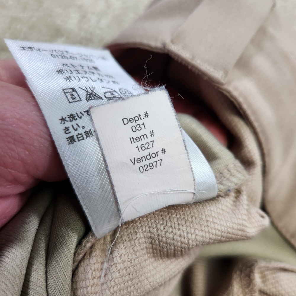 Eddie Bauer Pants Women Travex Bootcut Hiking Beige Outdoors Stretch - Picture 11 of 12